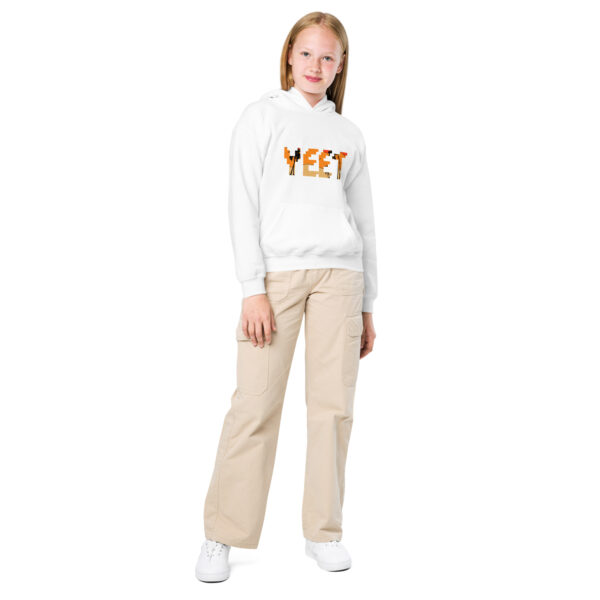 "YEET" brainrot Youth heavy blend hoodie for kids, teens.